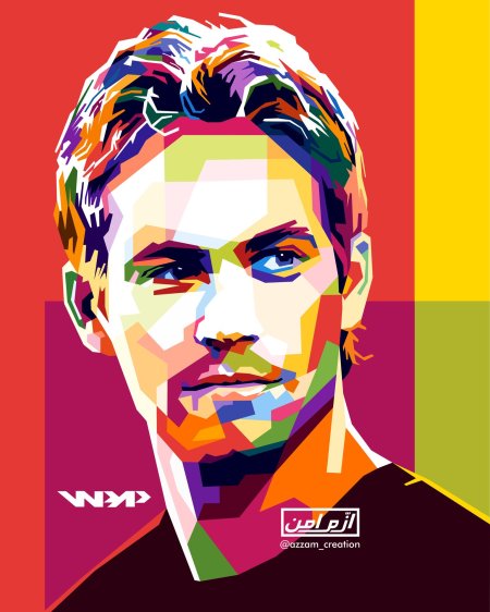 Поп-арт портрет мужчины