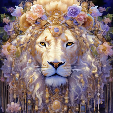 Красивые львы