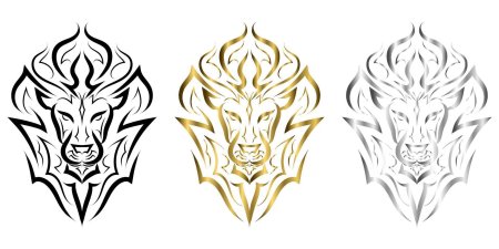 Голова тигра логотип