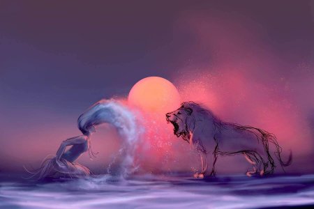 Луна во льве