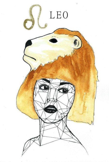 Картинки для срисовки знак зодиака лев