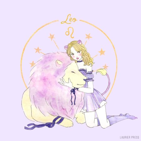 Лев знак зодиака арт