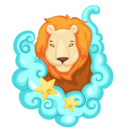 Лев знак зодиака вектор