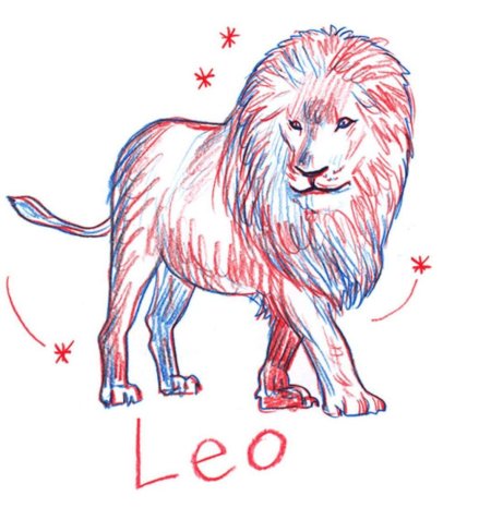 Рисунки лев