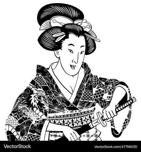 Гейша вектор