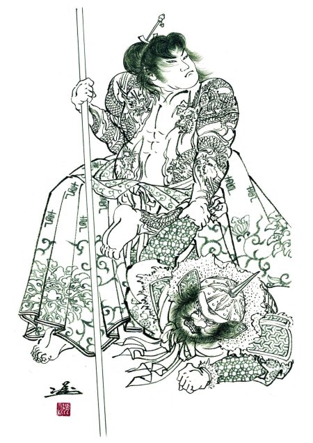 Тату эскизы японские