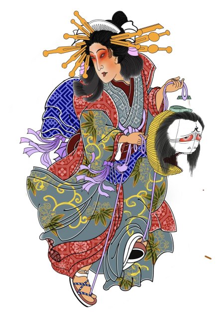 Гейша картина