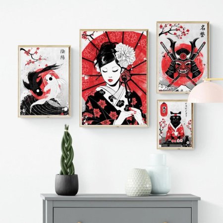 Постеры в японском стиле