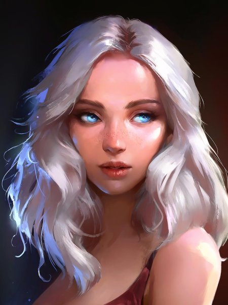 Арт блондинка