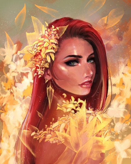 Девушка осень