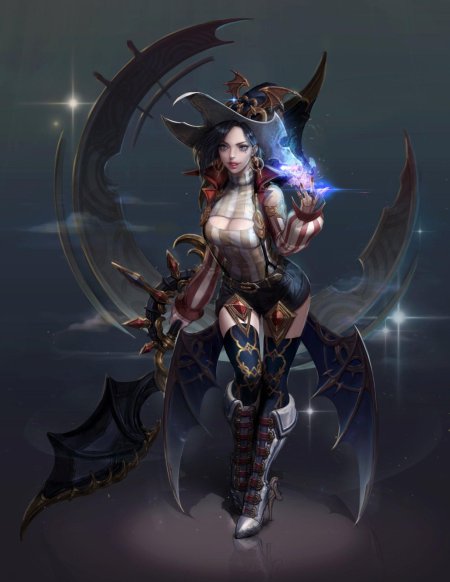 Девушка магия