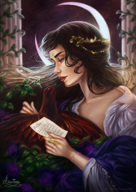 Девушка с книгой фэнтези