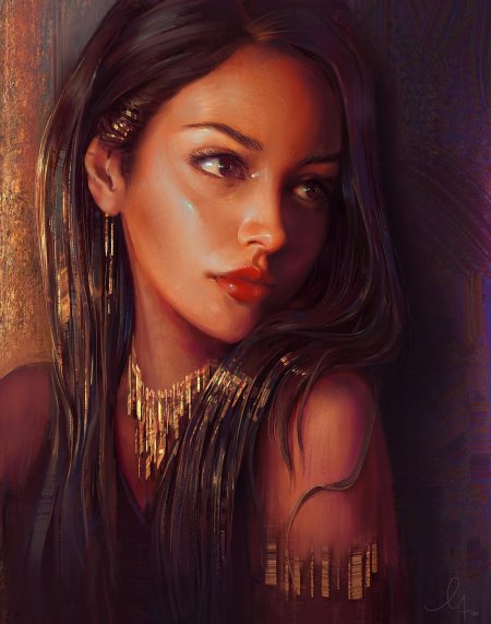 Портрет женщина