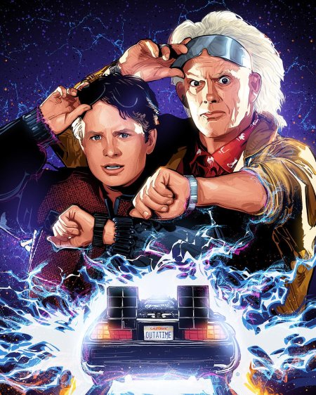 Постер назад в будущее