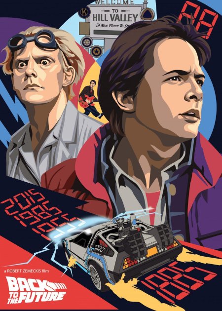 Постер фильма назад в будущее