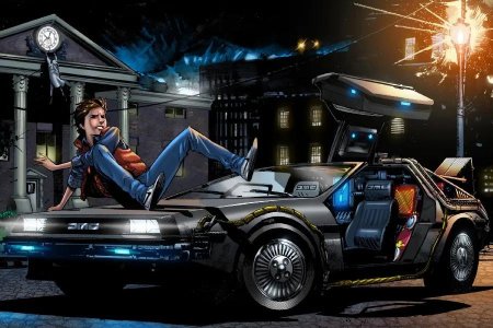Delorean dmc 12 назад в будущее