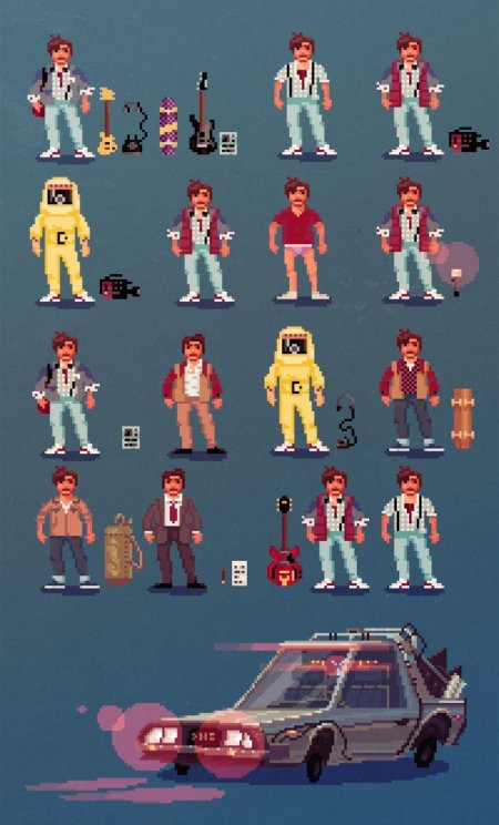 Пиксельные персонажи