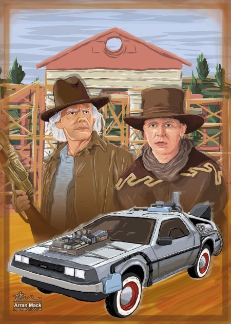 Назад в будущее плакат