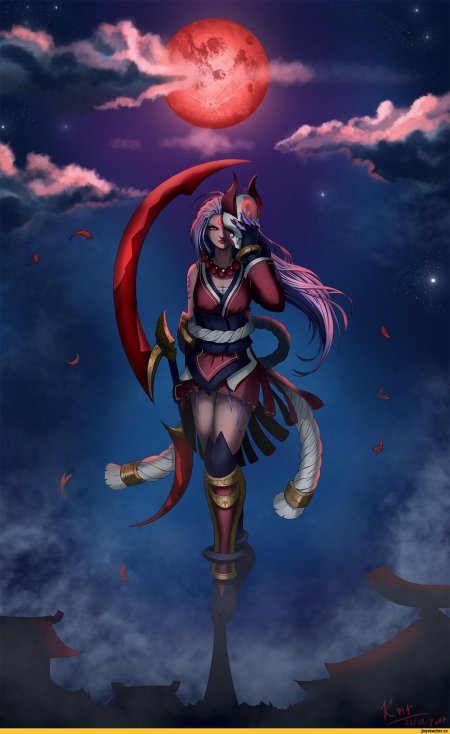 Диана лига легенд кровавая луна