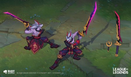 Мастер йи кровавая луна арт