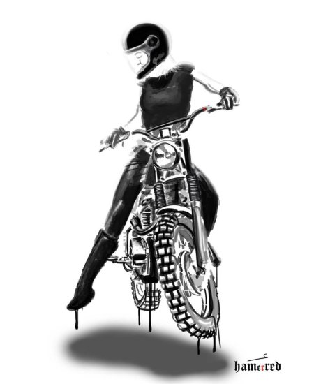 Мотоцикл рисунки