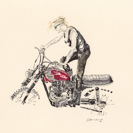 Мотоцикл арт