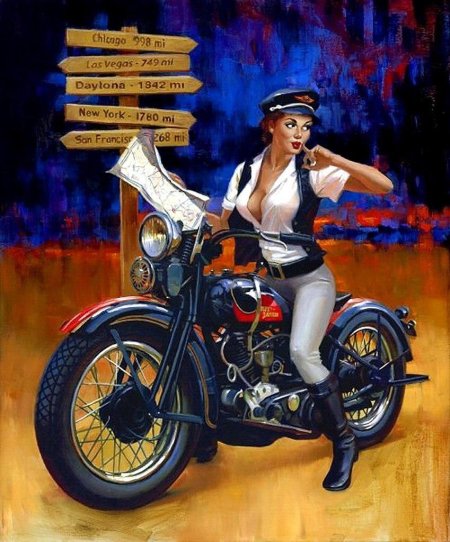 Мотоарт художники дэвид уль