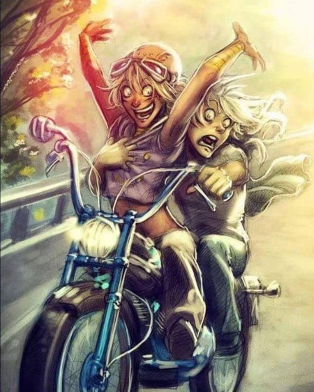 Картины про байкеров дэвид манн