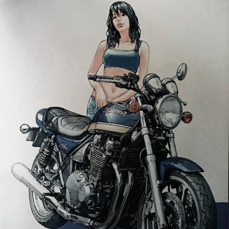 Рисунки мотоцикл