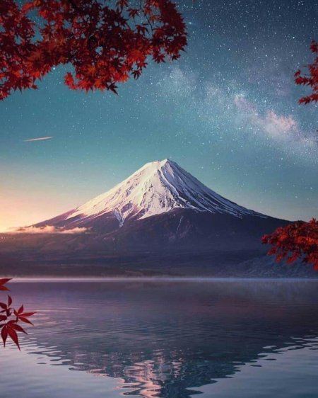 Японская гора фудзияма