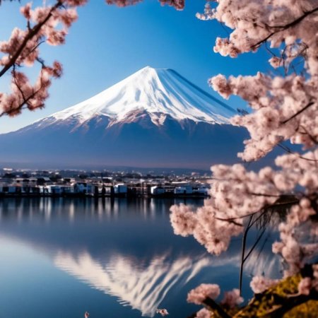 Фудзияма и сакура