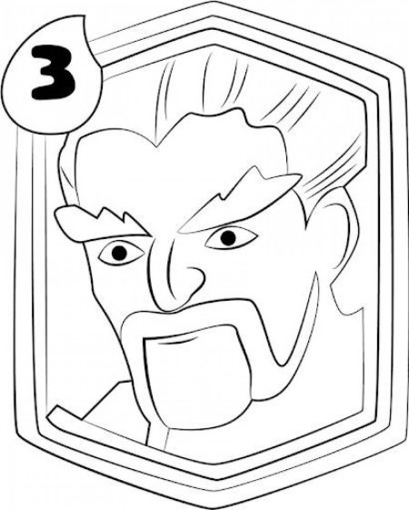 Раскраска clash royale