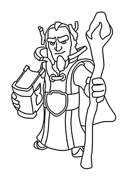 Раскраска клеш рояль