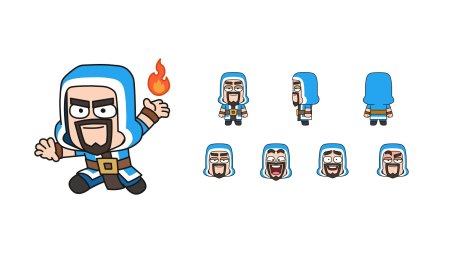 Эмоции персонажа из клеш рояль