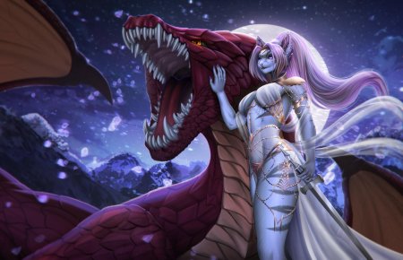 Девушка дракон