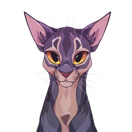 Сфинкс мультяшный