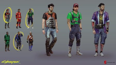 Cyberpunk 2077 джонни сильверхенд концепт арт