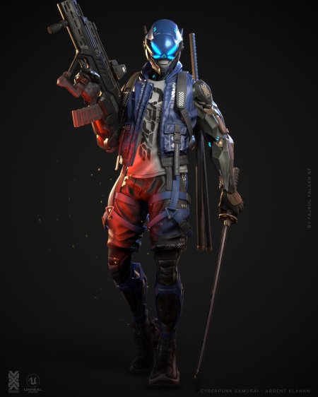 Киберпанк самураи