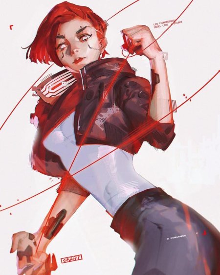 Картины киберпанк