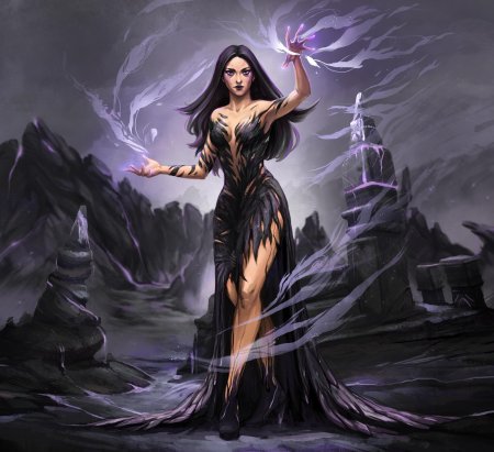 Девушки фэнтези ведьмы