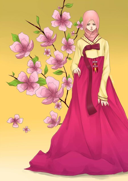 Мусульманка аниме