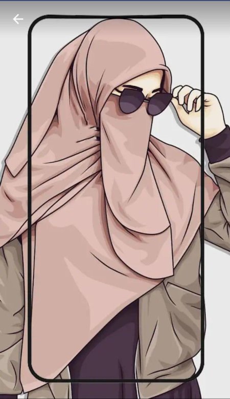 Никаб рисунок