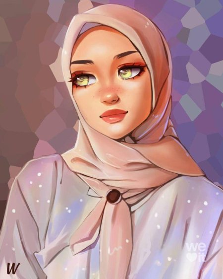 Рисунки мусульманки