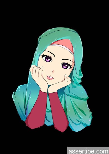 Мусульманка рисунок