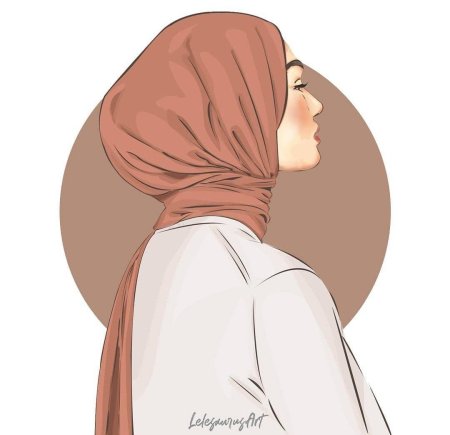 Мусульманка рисунок