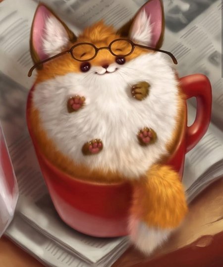 Art of silverfox лисята