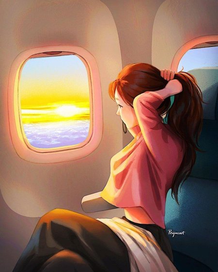 Девушка иллюстрация