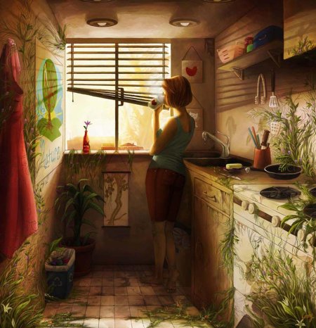 Уютные иллюстрации