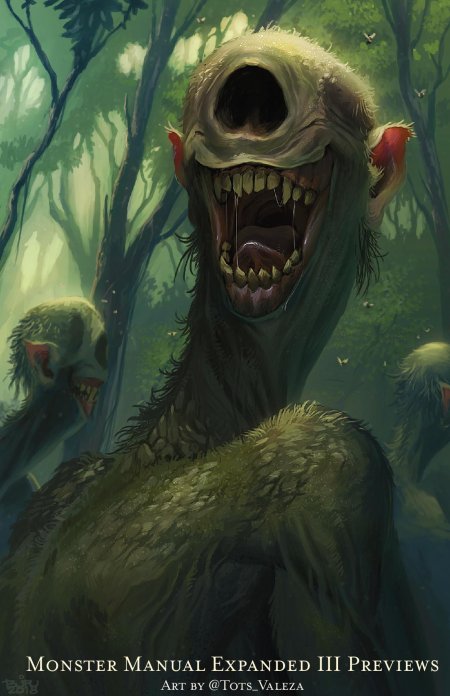 Лихо одноглазое болотный монстр