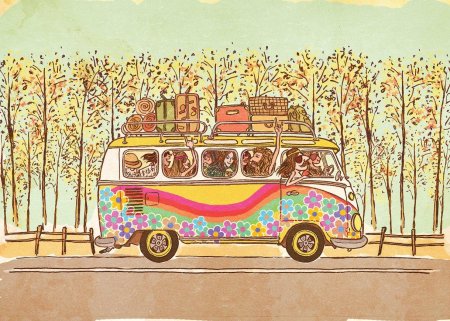 Хиппи автобус